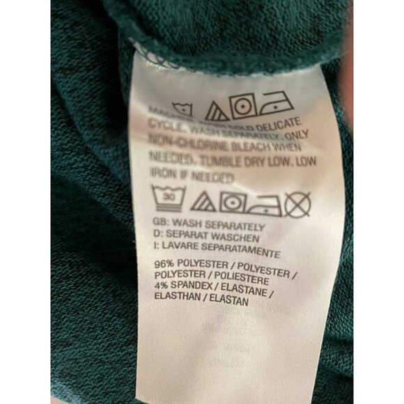 Denim & Co. Comfort Zone Plush Knit Boat Neck Dolman Sleeve Top 1X (9191) - Picture 7 of 7